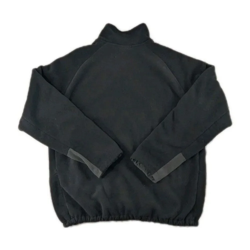 The North Face Black Sweater Jacket Mens XL Extra Large Faux Fur Long Sleeve